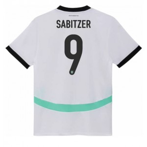 Fotbalové Dres Rakousko Marcel Sabitzer #9 Venkovní Oblečení ME 2024 Krátký Rukáv